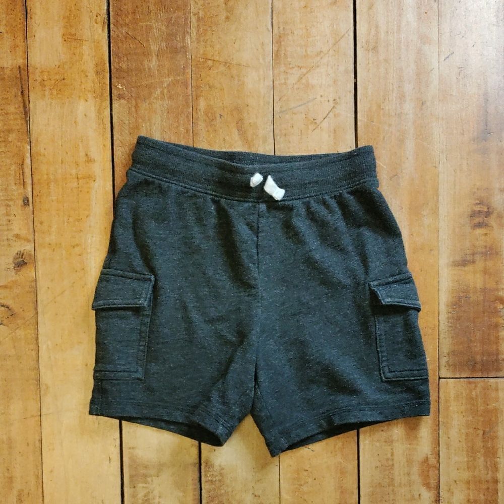 Jumping Beans Shorts 4T Charcoal Gray Cargo Shorts Cotton Spring Summer